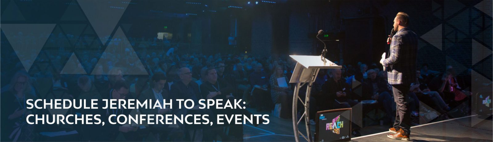 Schedule Jeremiah to speak at your event.